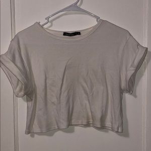 White Crop Top